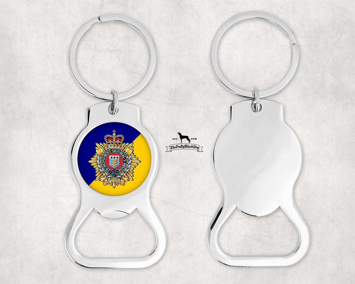 Royal Logistic Corps - Bottle Opener Keyring