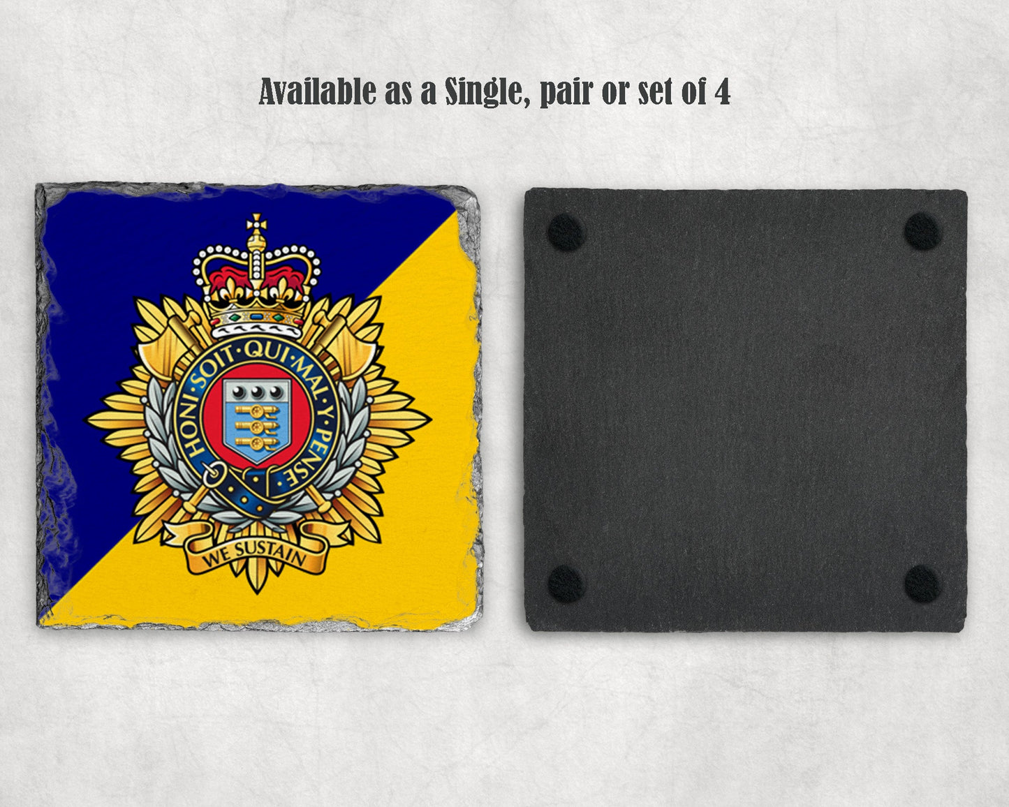 Royal Logistic CorpsÊ - Slate Coaster
