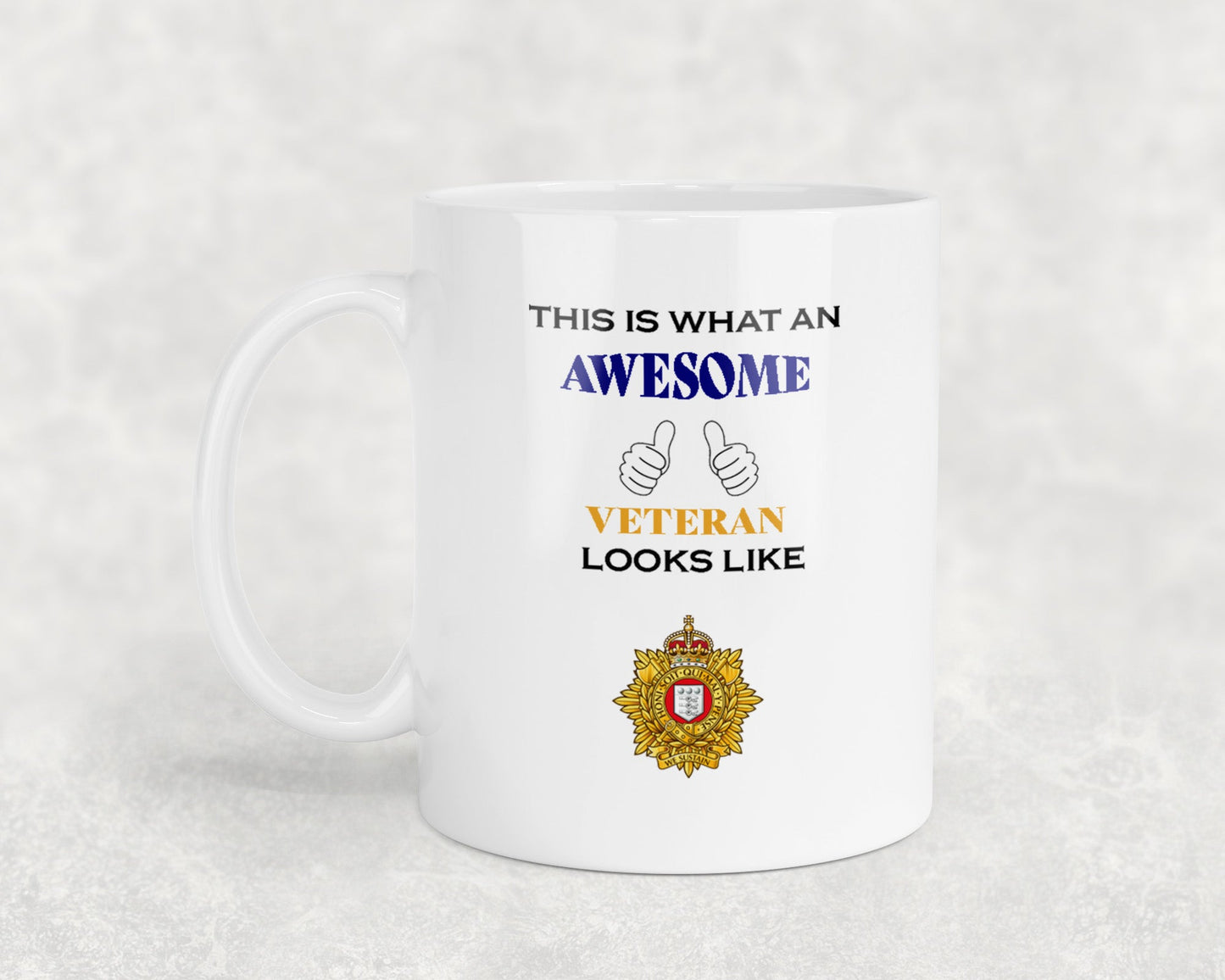 Royal Logistic Corps Officer KC - Veteran - 11oz Mug