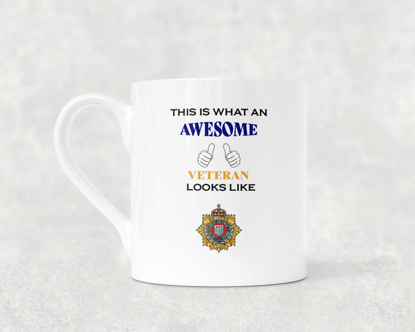 Royal Logistic Corps - Veteran - Bone China Mug