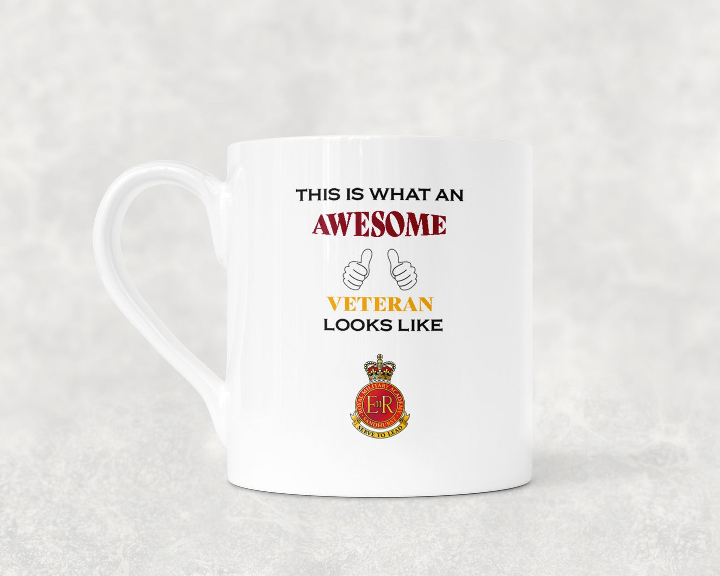 Royal Military Academy Sandhurst - Veteran - Bone China Mug
