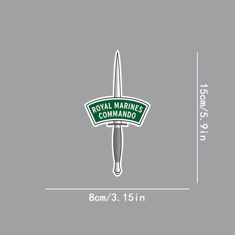 Royal Marines Commando Dagger - Sticker
