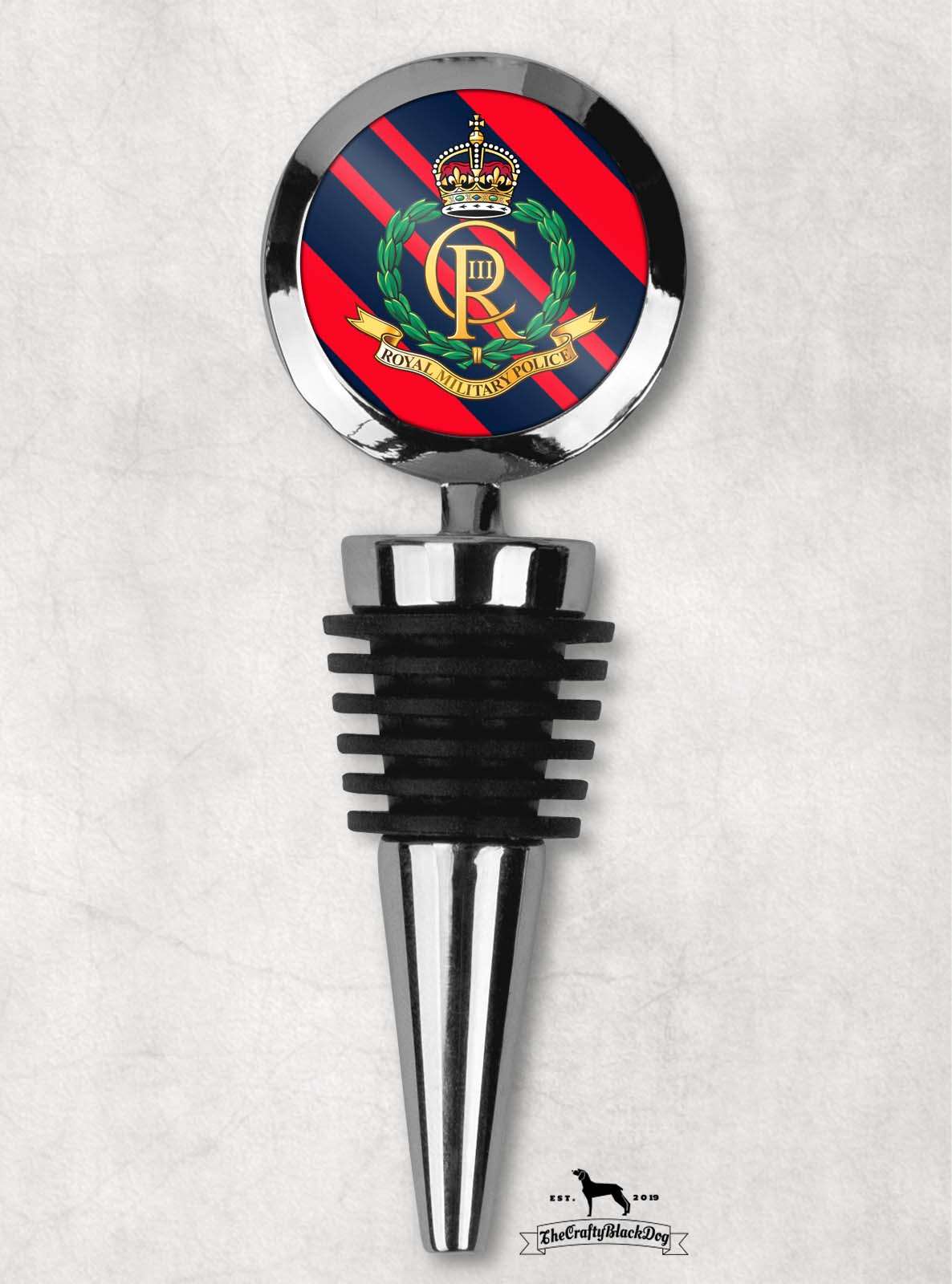Royal Military Police - Wine Bottle Stopper (New King's Crown)
