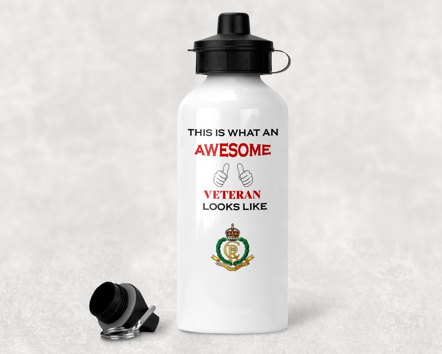 Royal Military Police KC - Veteran - Aluminium Water Bottle