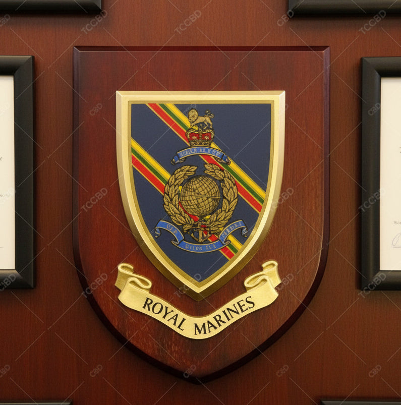 Royal Marines Corps Crest - Wall Shield Plaque | MOD Licensed Seller