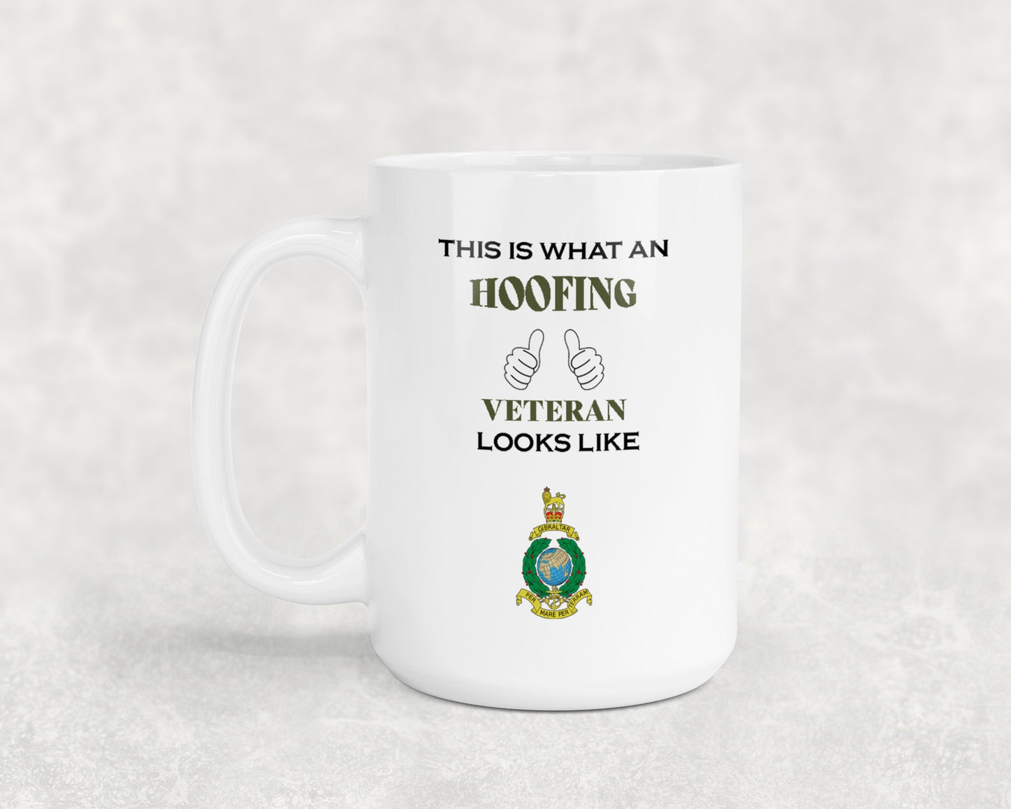 Royal Marines Corps Crest - Veteran - 15oz Mug