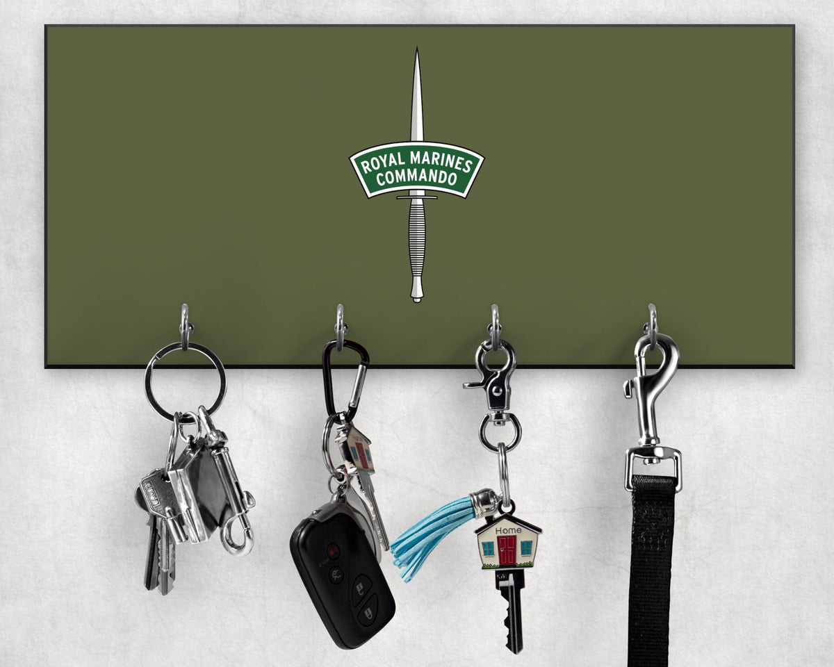 Royal Marines Commando Dagger - Wooden Key/Beret Hook