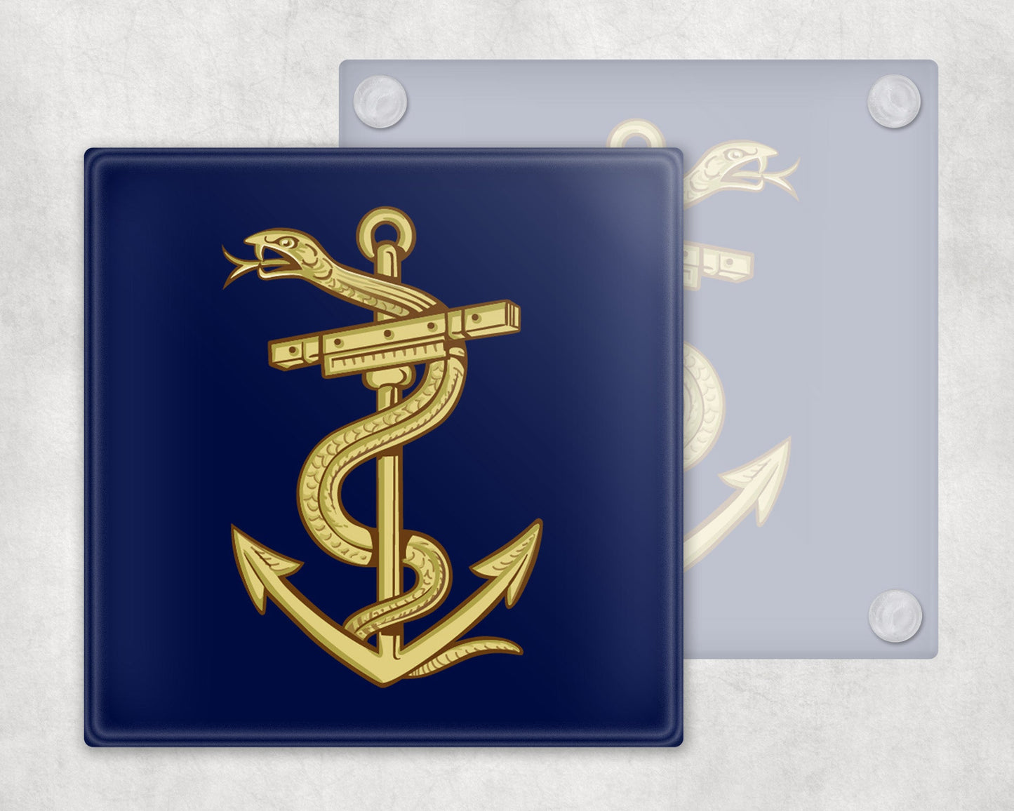 Royal Naval Medical Service - Glass Coaster