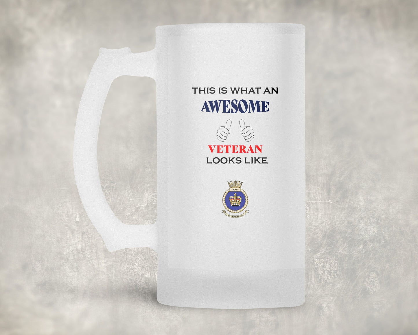 Royal Navy Police - Veteran - Frosted Stein