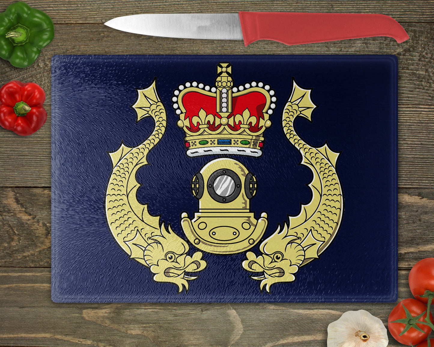 Royal Navy Diver - Cutting Board