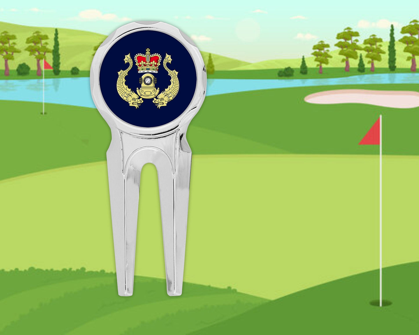 Royal Navy Diver - Golf Divot Repair Tool