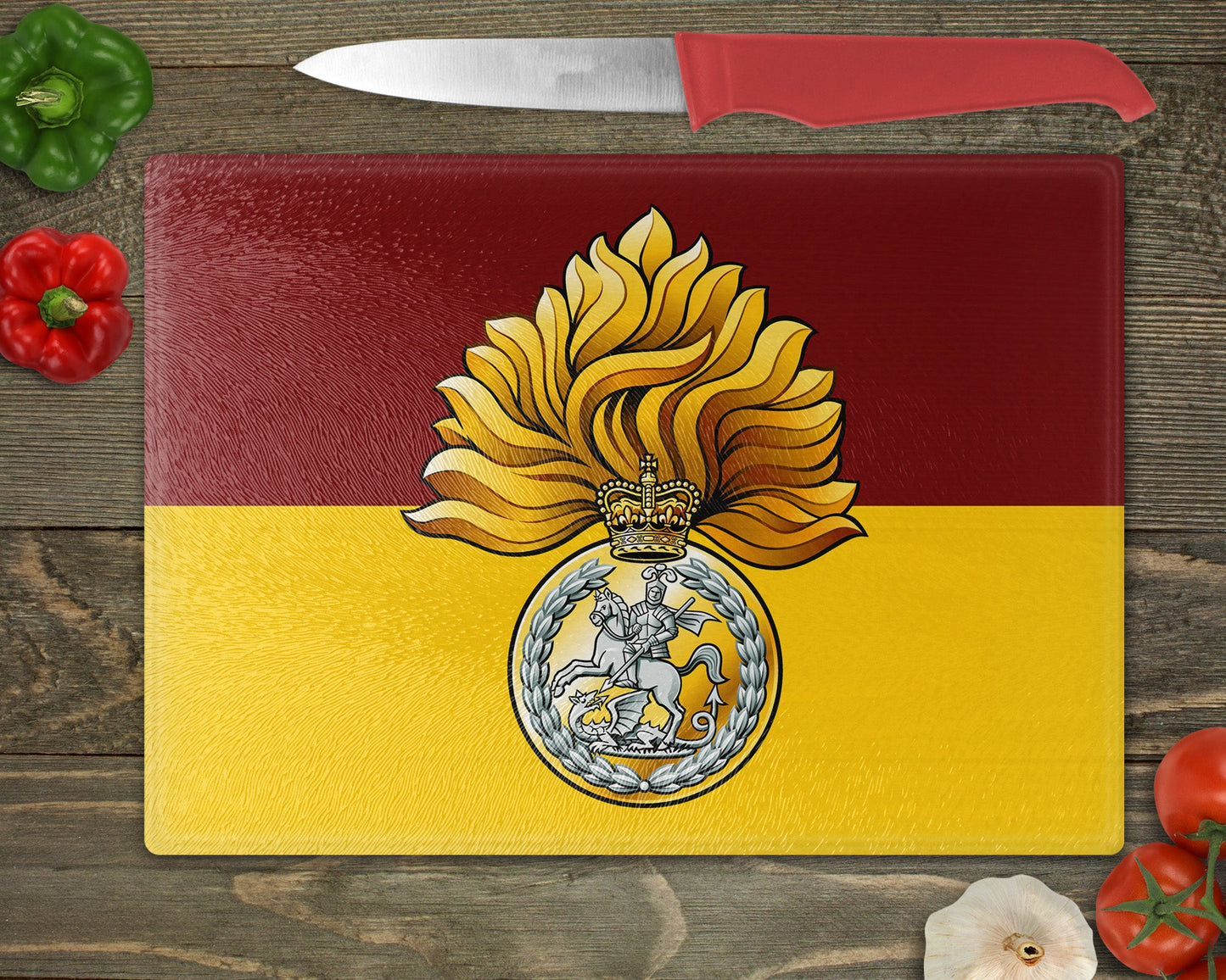 Royal Regiment of Fusiliers Crest - Cutting Board