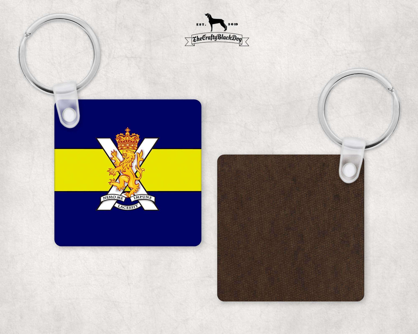 Royal Regiment of Scotland - Square Key Ring