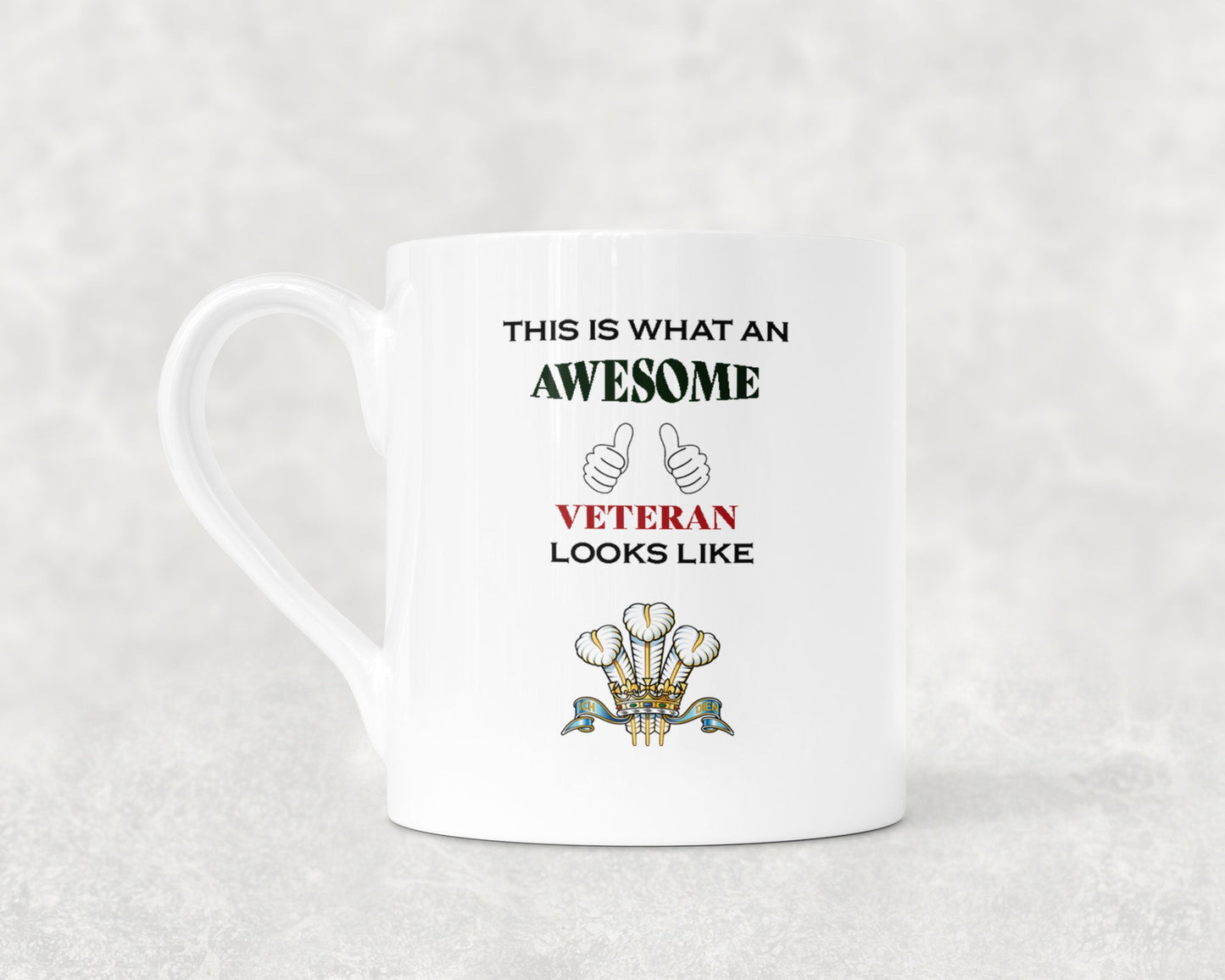 Royal Regiment of Wales - Veteran - Bone China Mug