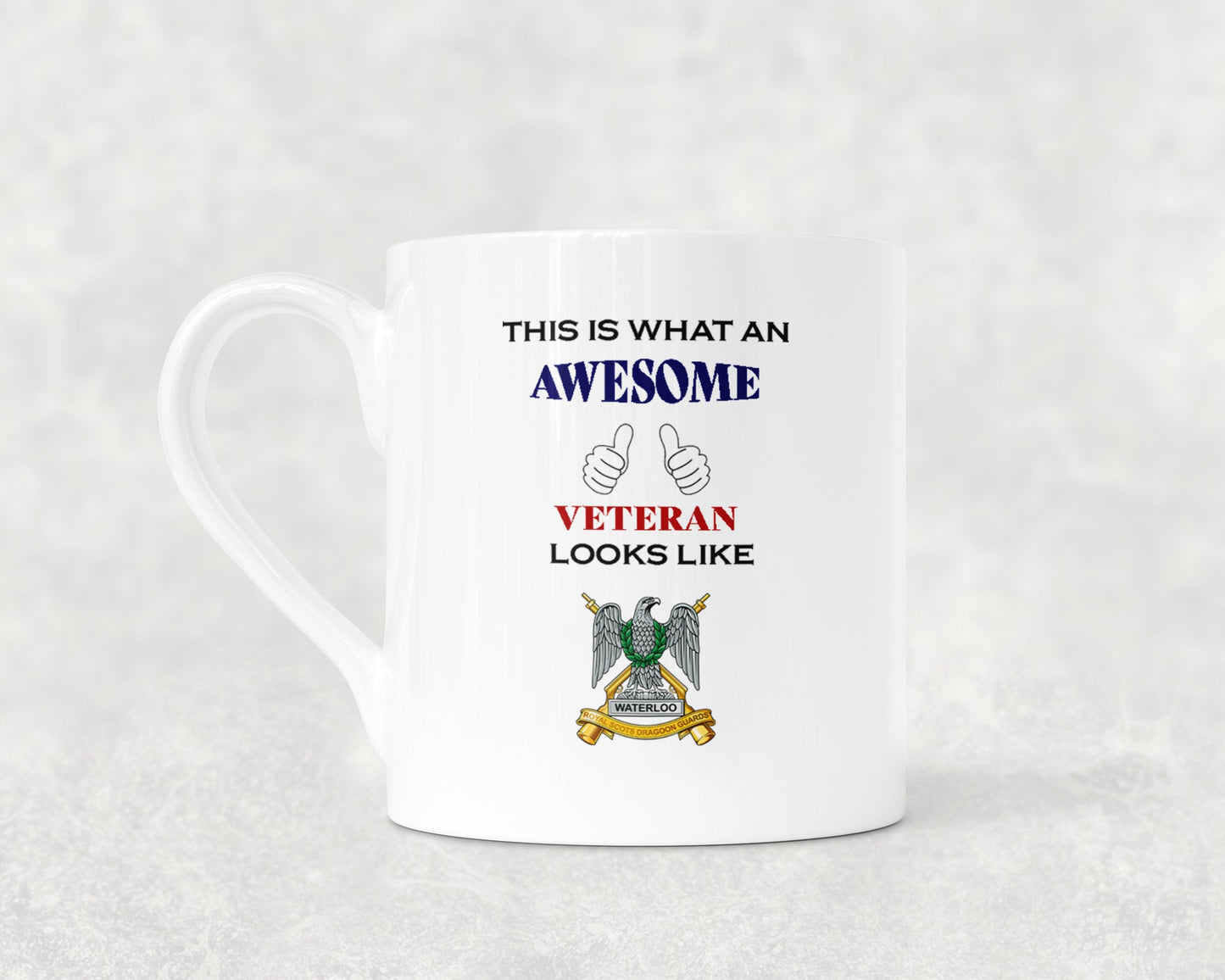 The Royal Scots Dragoon Guards - Veteran - Bone China Mug