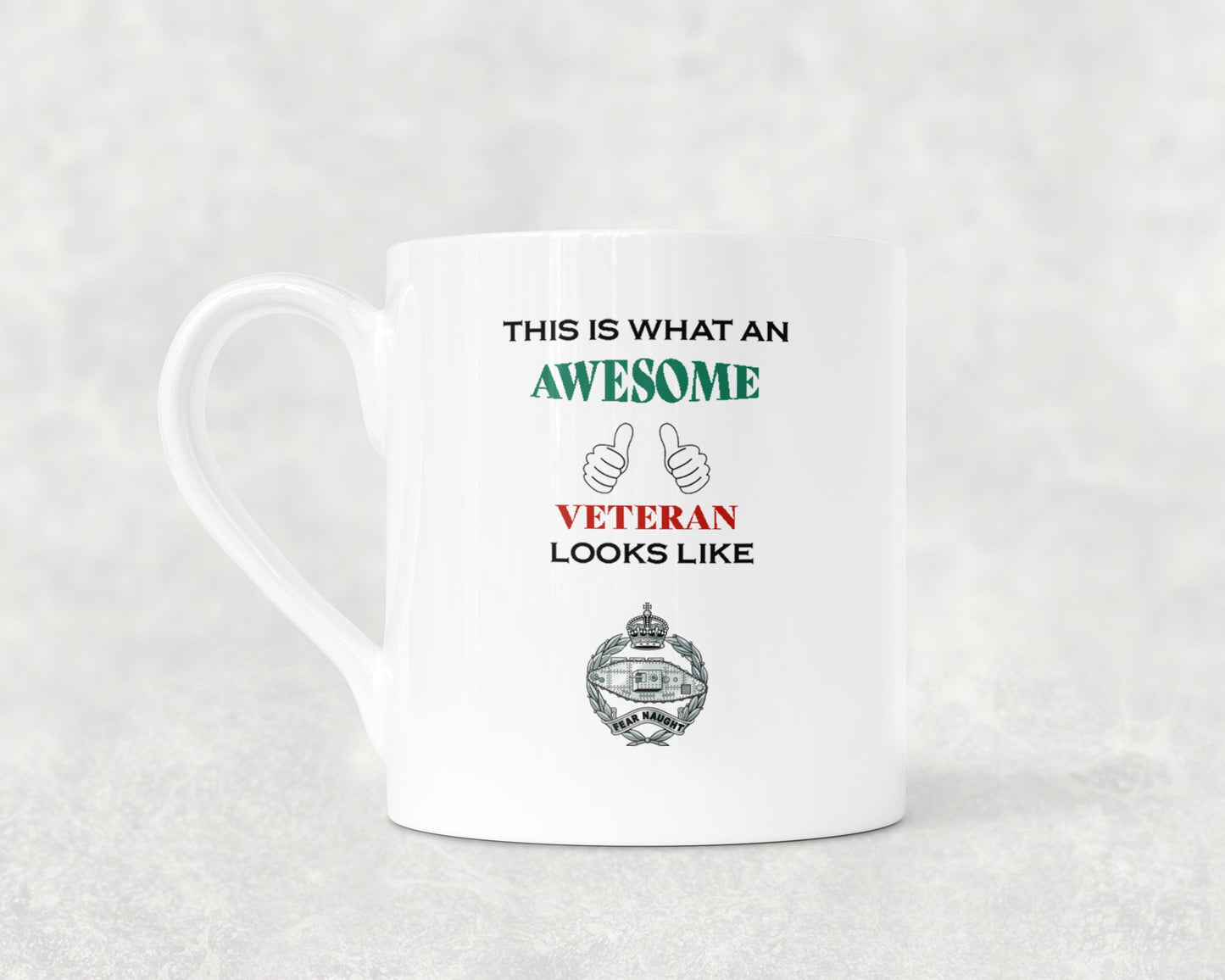 The Royal Tank Regiment KC - Veteran - Bone China Mug