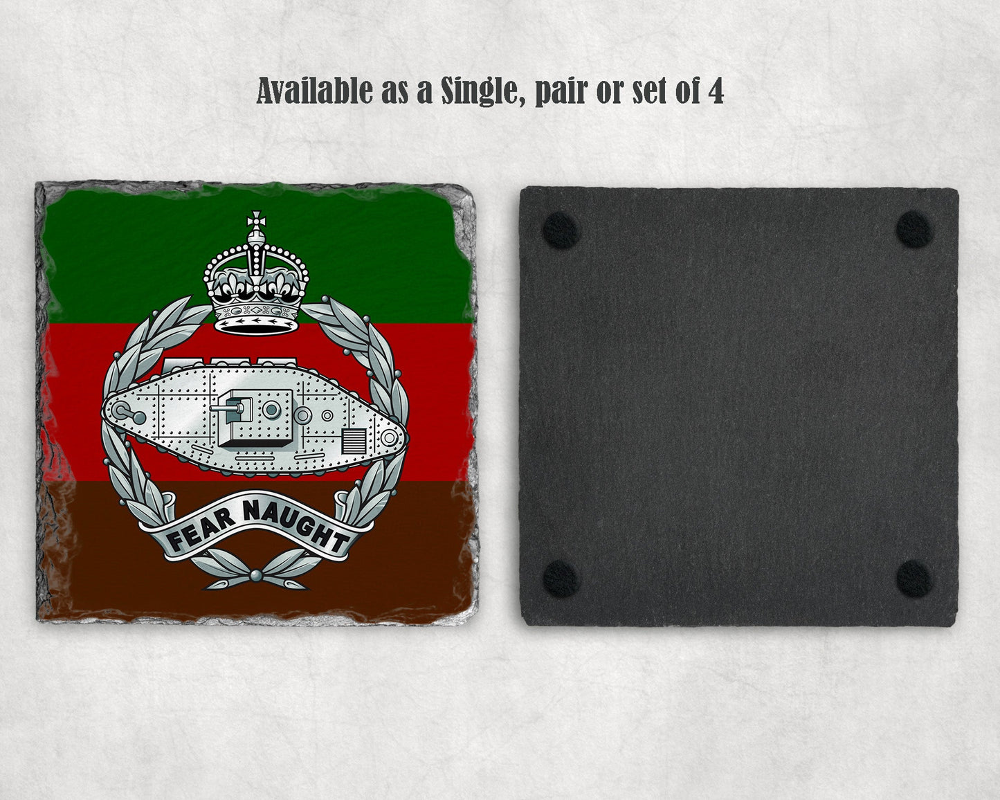 Royal Tank Regiment KC - Slate Coaster
