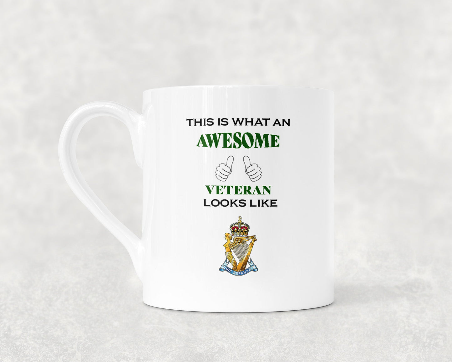 Royal Ulster Rifles - Veteran - Bone China Mug