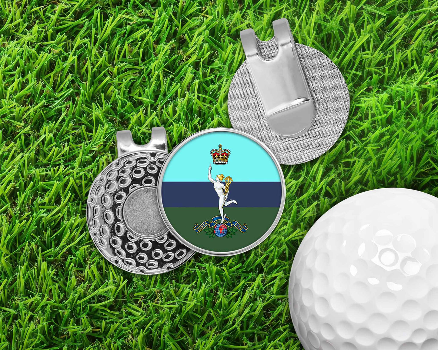 Royal Corps of Signals - Golf Ball Marker Hat Clip