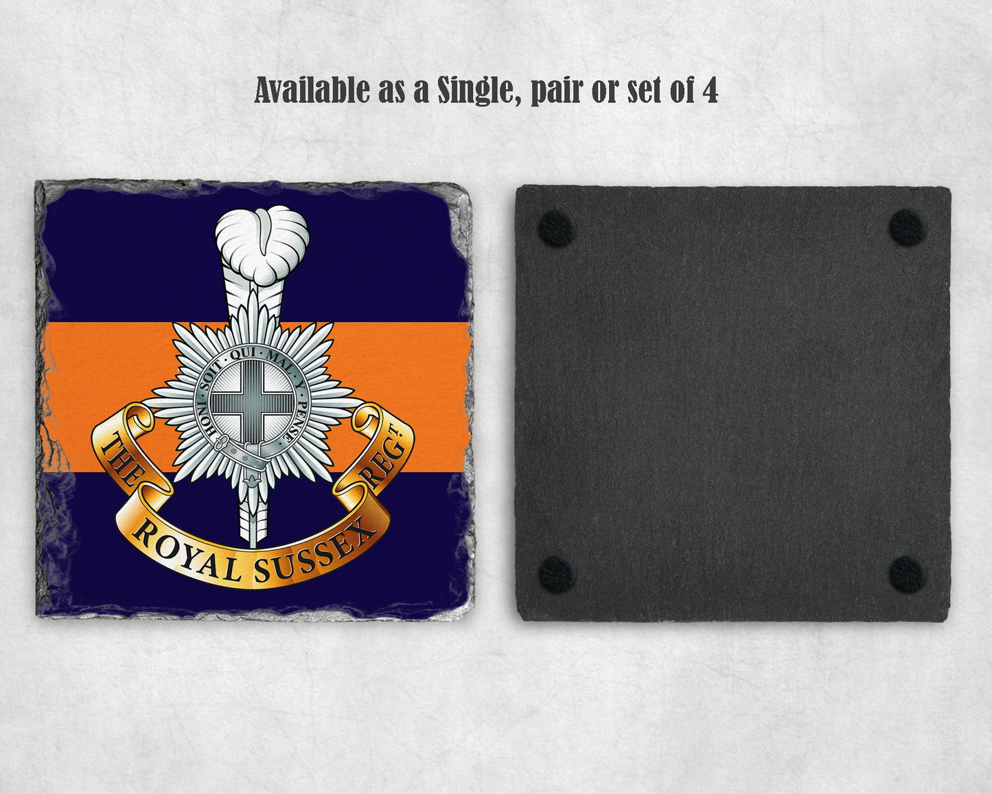 Royal Sussex RegimentÊ - Slate Coaster