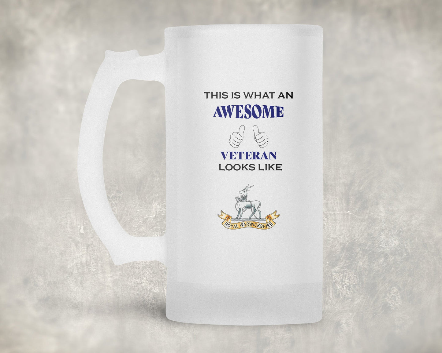 Royal Warwickshire Regiment - Veteran - Frosted Stein