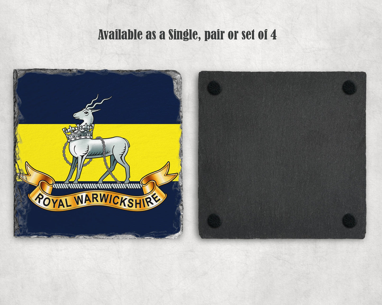 Royal Warwickshire Regiment - Slate Coaster