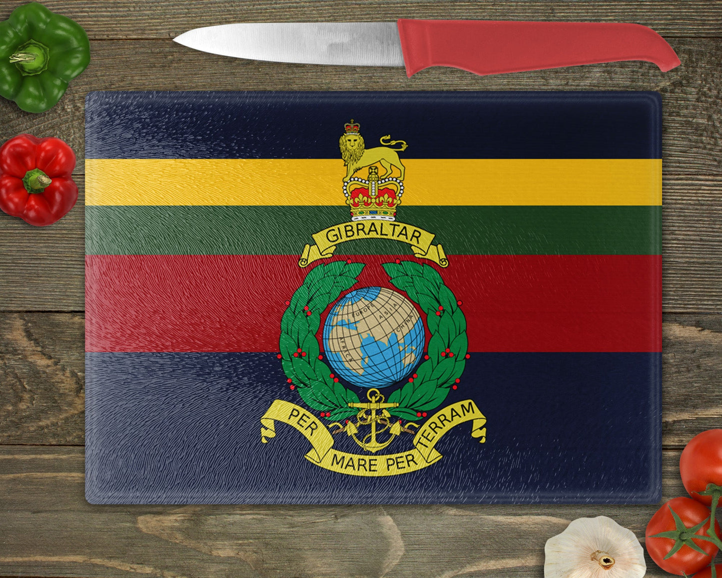 Royal Marines Corps Crest - Cutting Board