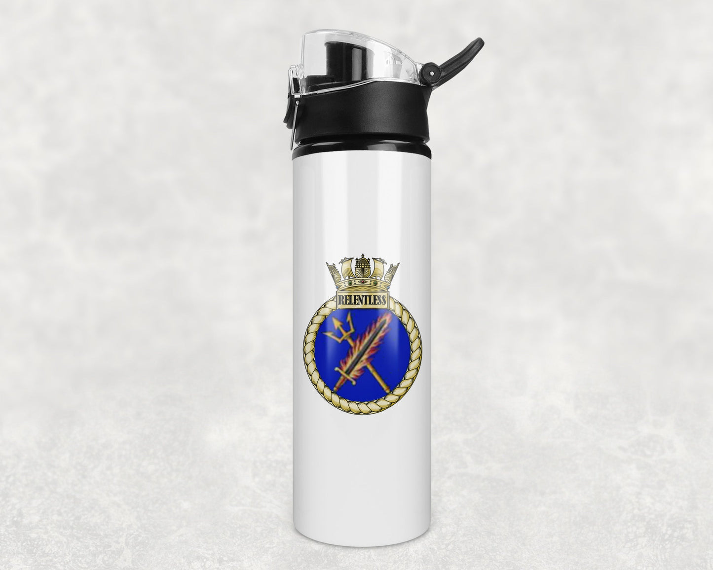 HMS Relentless - Flip Top Water Bottle