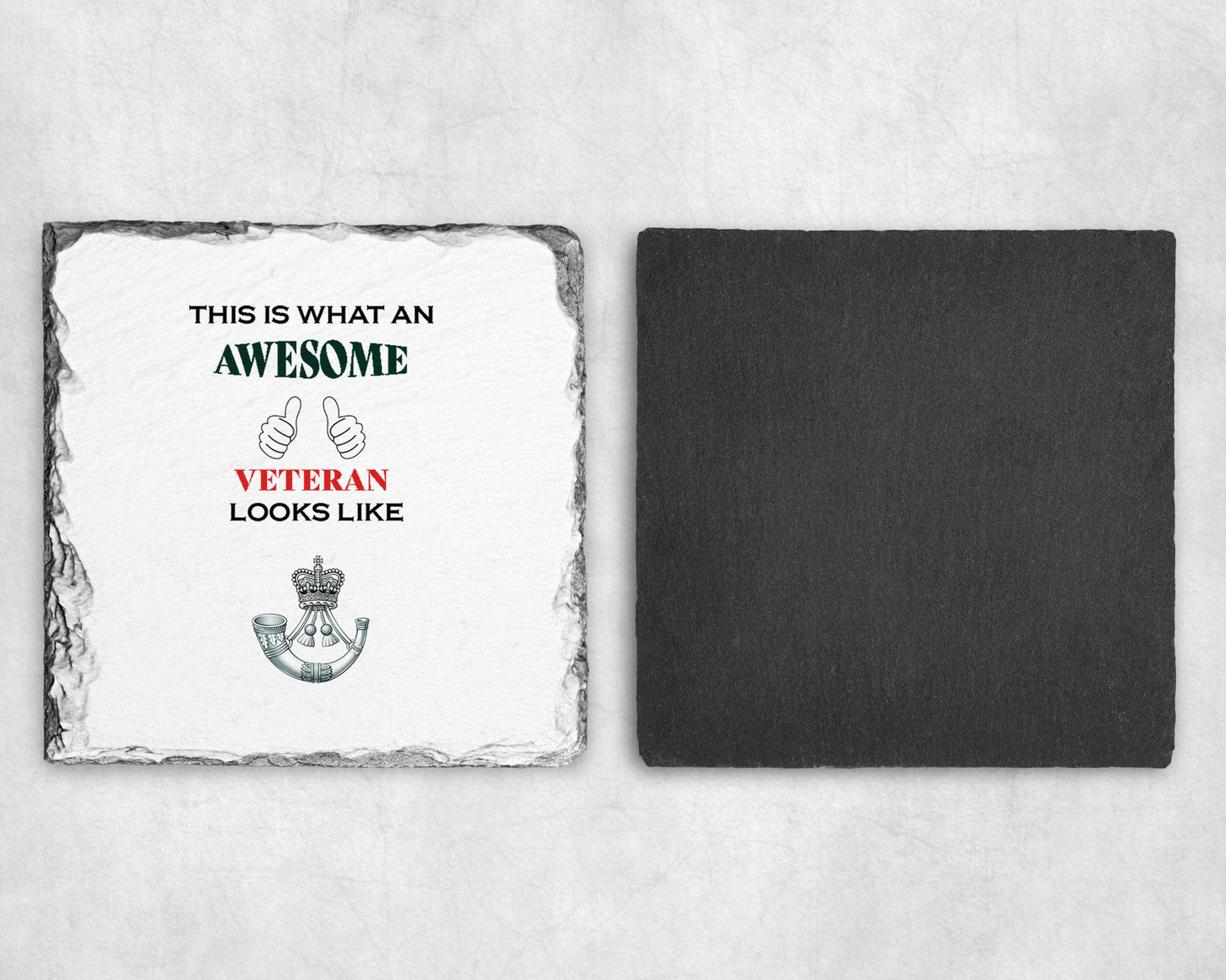 Rifles - Veteran - Slate Coaster