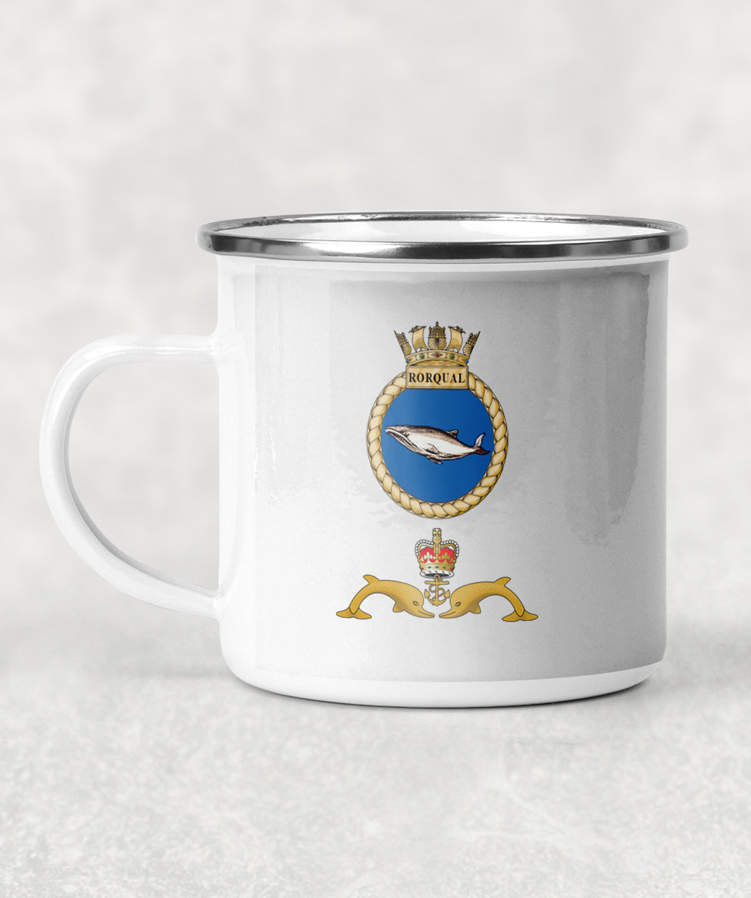 HMS Rorqual - Enamel Mug
