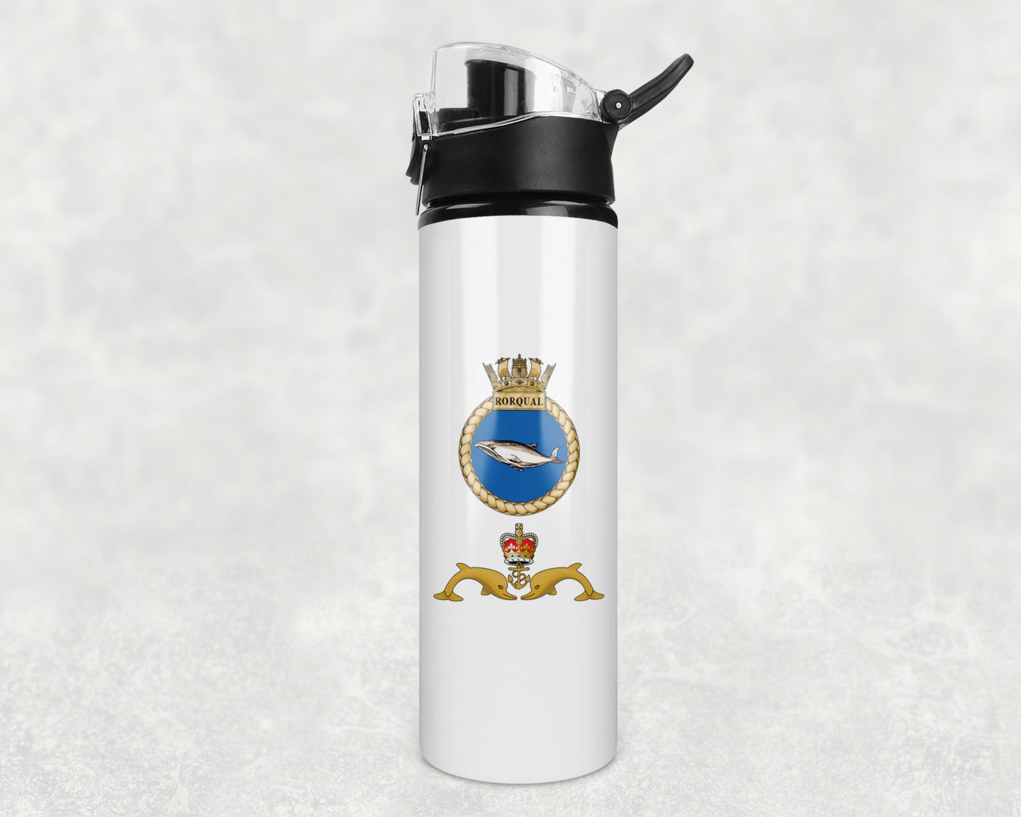 HMS Rorqual - Flip Top Water Bottle