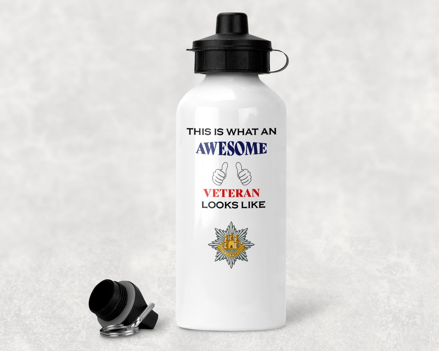 The Royal Anglian Regiment - Veteran - Aluminium Water Bottle