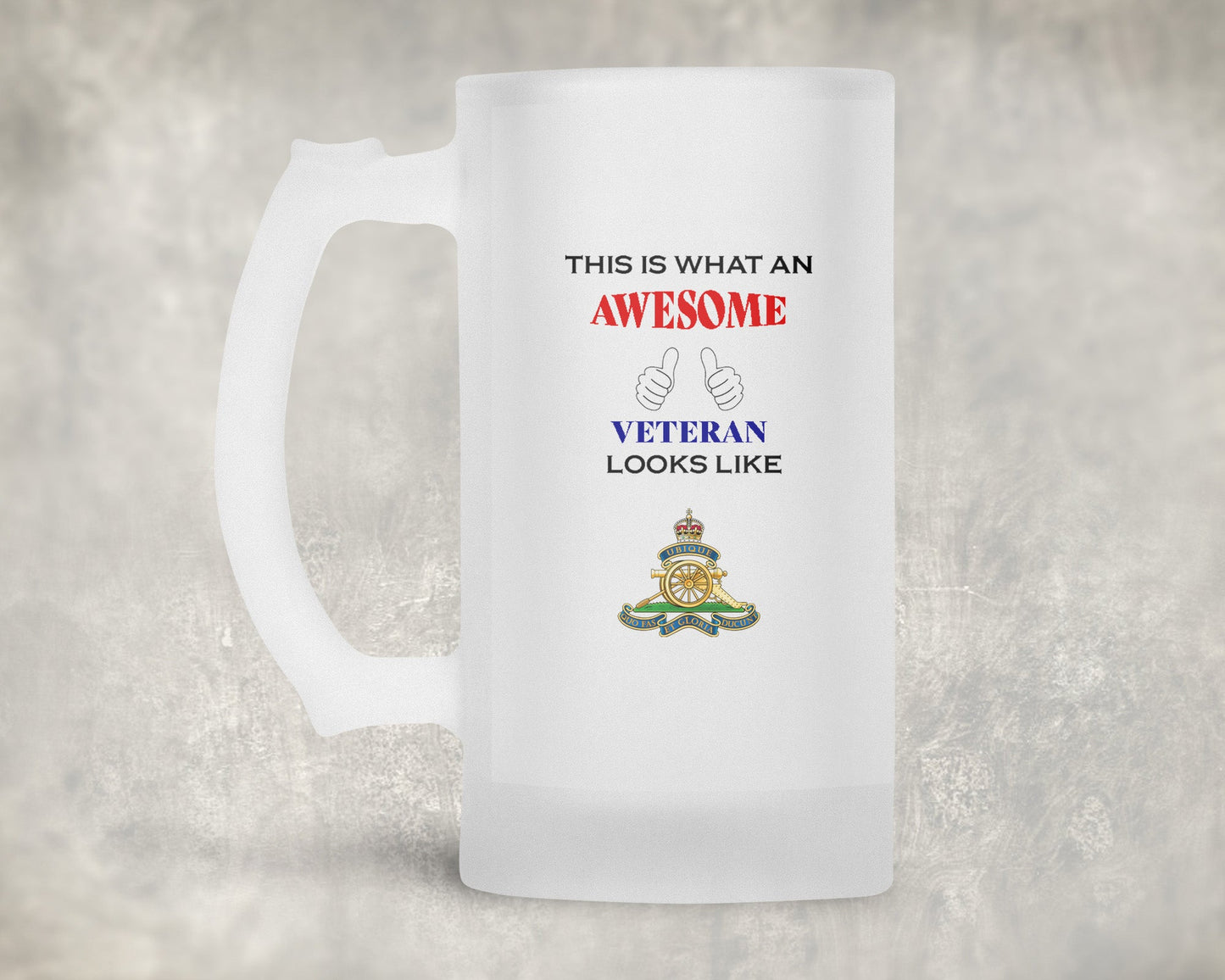 Royal Artillery KC - Veteran - Frosted Stein