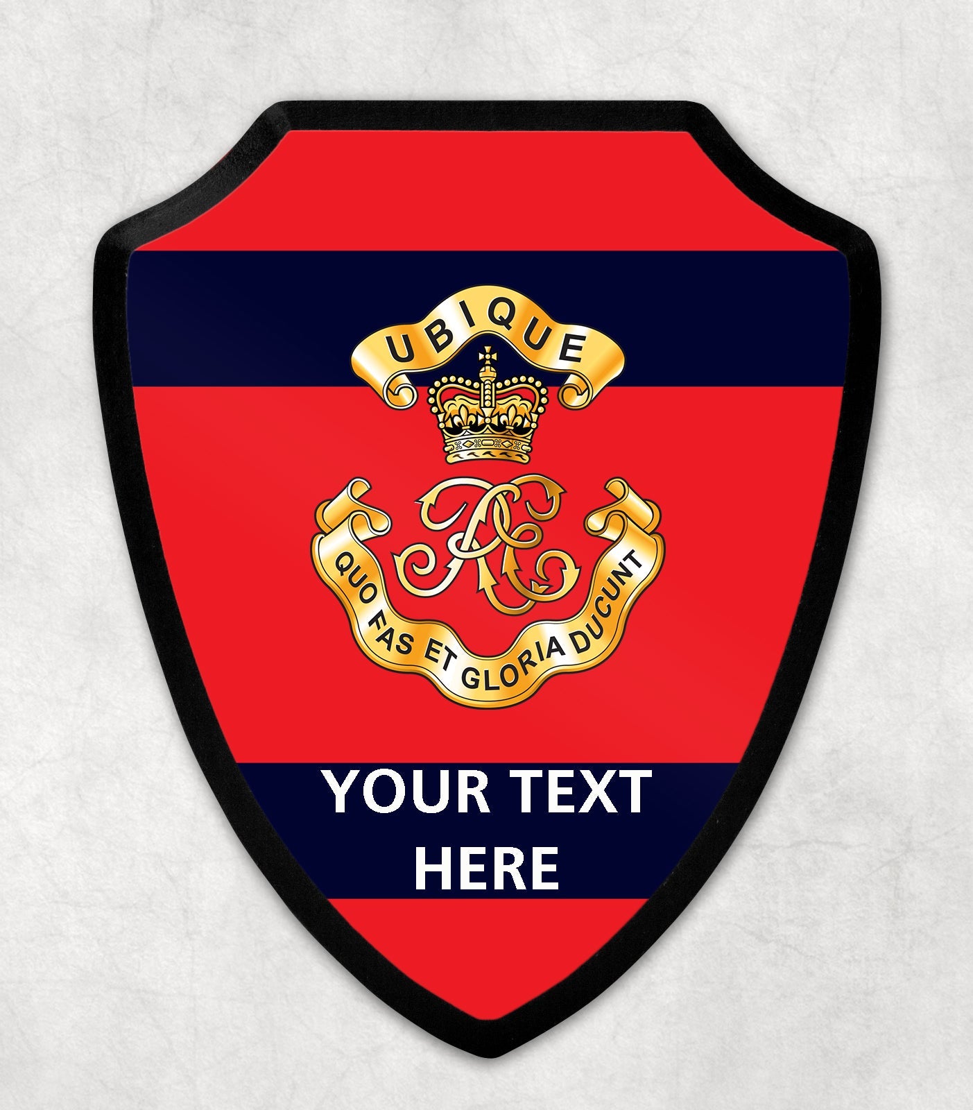 Royal Engineers Cypher - Printed Wall Shield