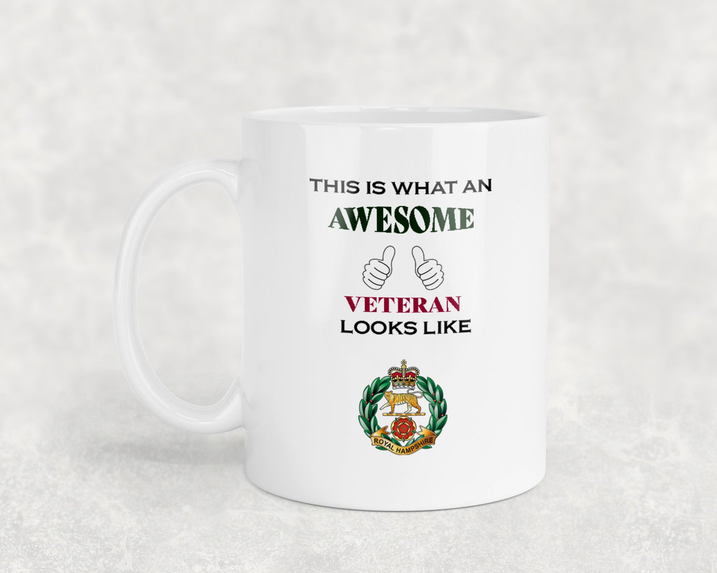Royal Hampshire Regt - Veteran - 11oz Mug
