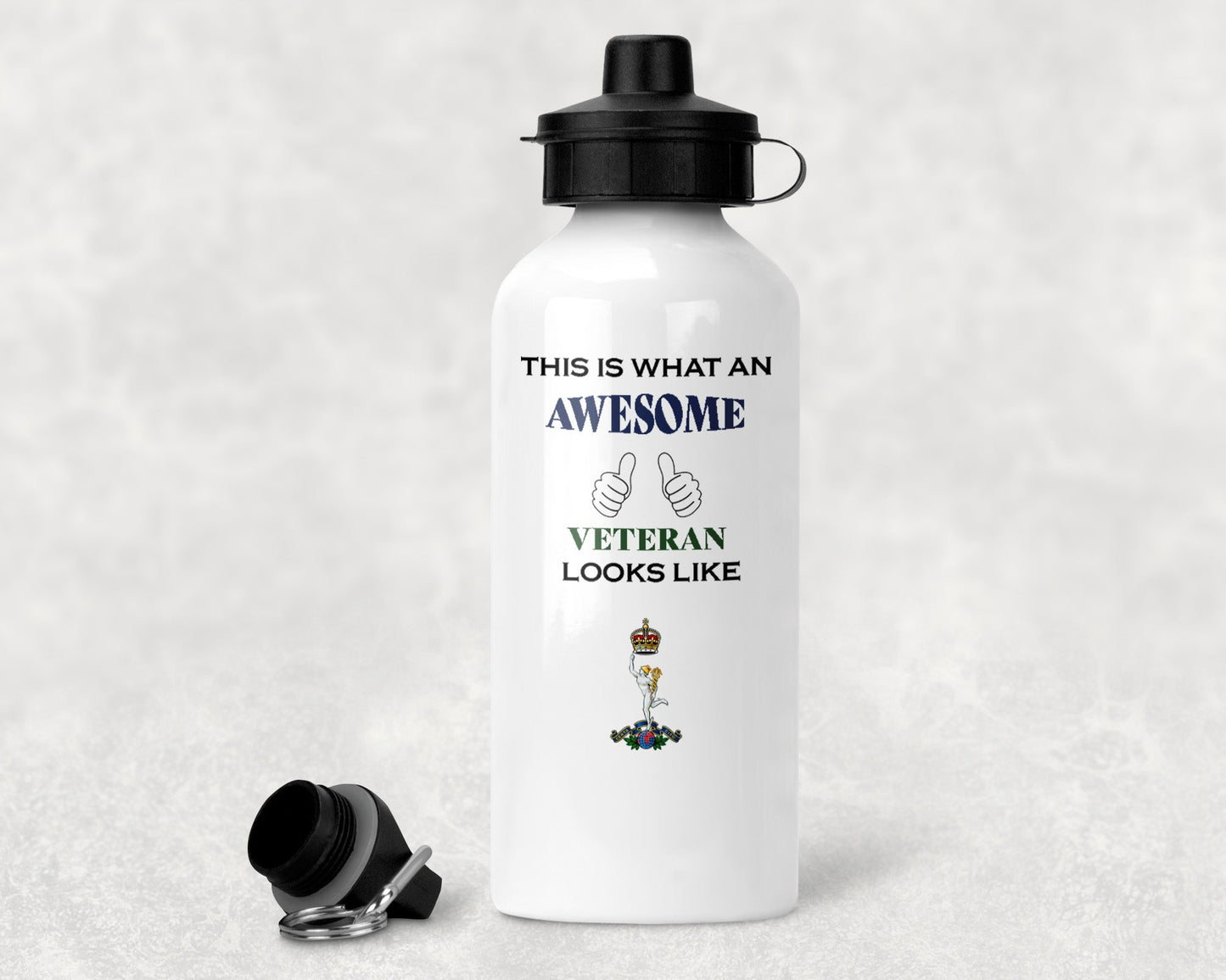 Royal Corps of Signals KC - Veteran - Aluminium Water Bottle