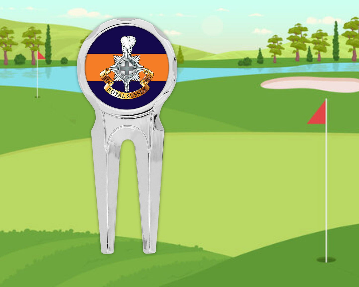 Royal Sussex Regiment - Golf Divot Repair Tool