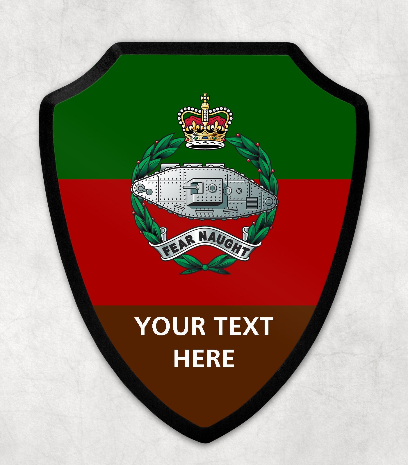 Royal Tank Regiment - Printed Wall Shield