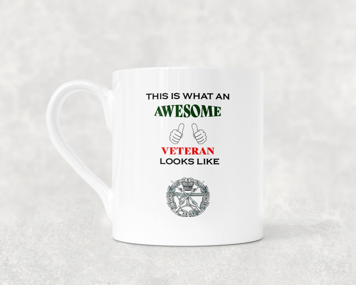Small Arms School Corps - Veteran - Bone China Mug