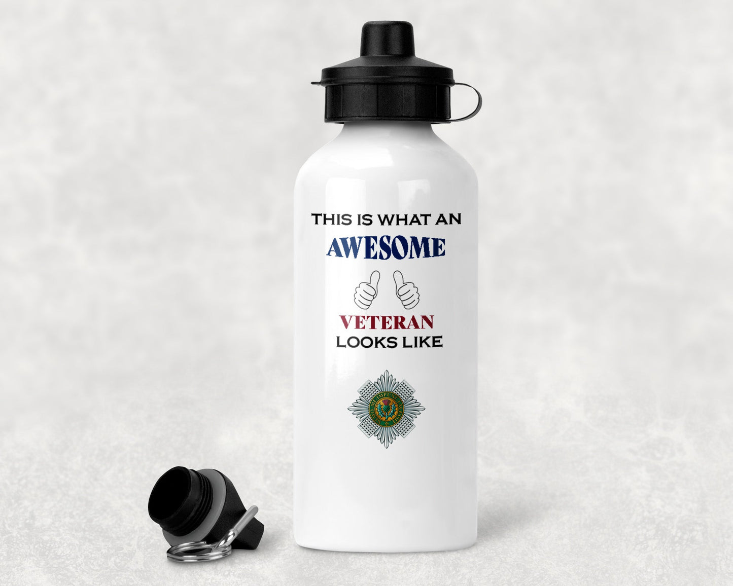 Scots Guards - Veteran - Aluminium Water Bottle