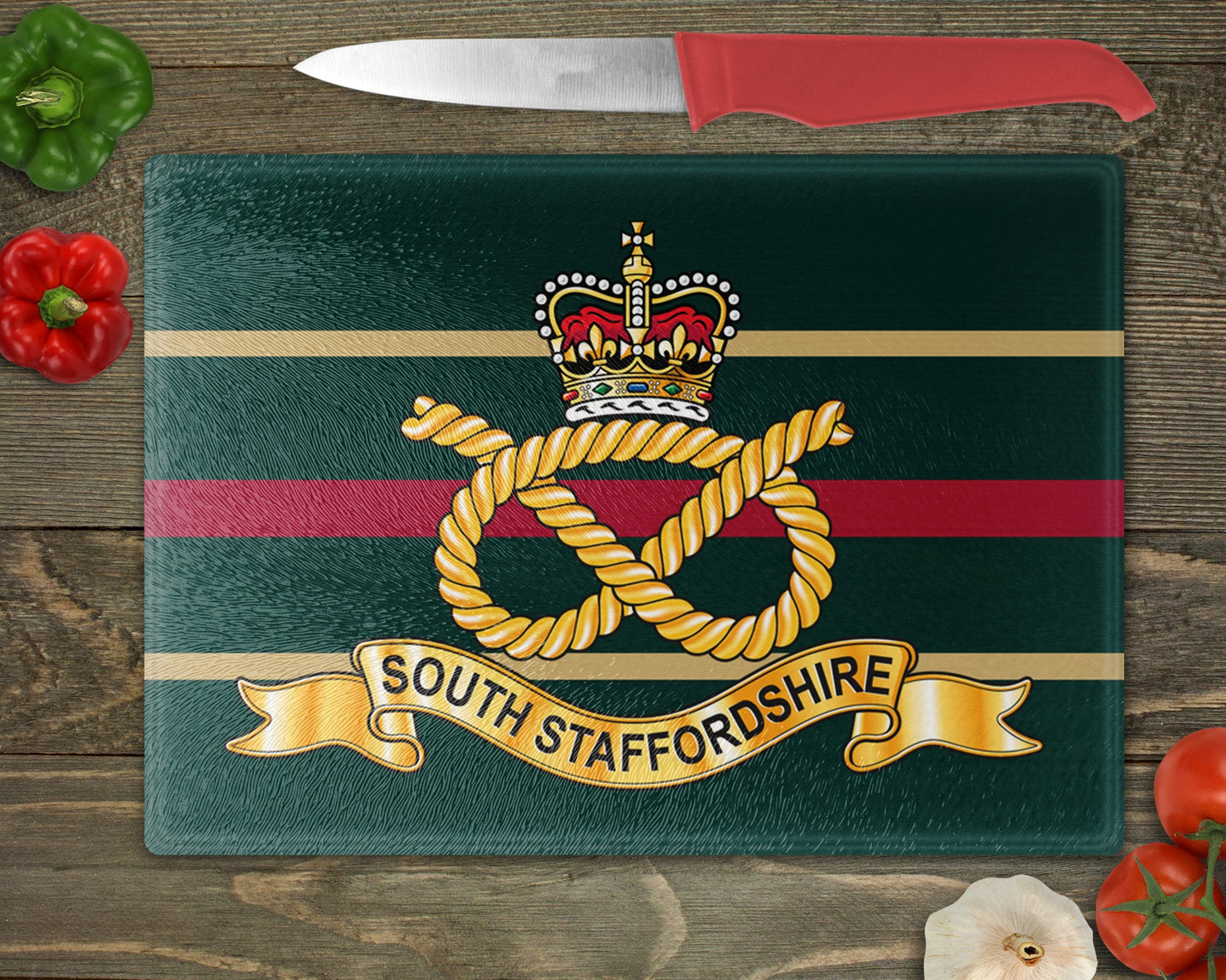 South Staffordshire Regiment - Cutting Board