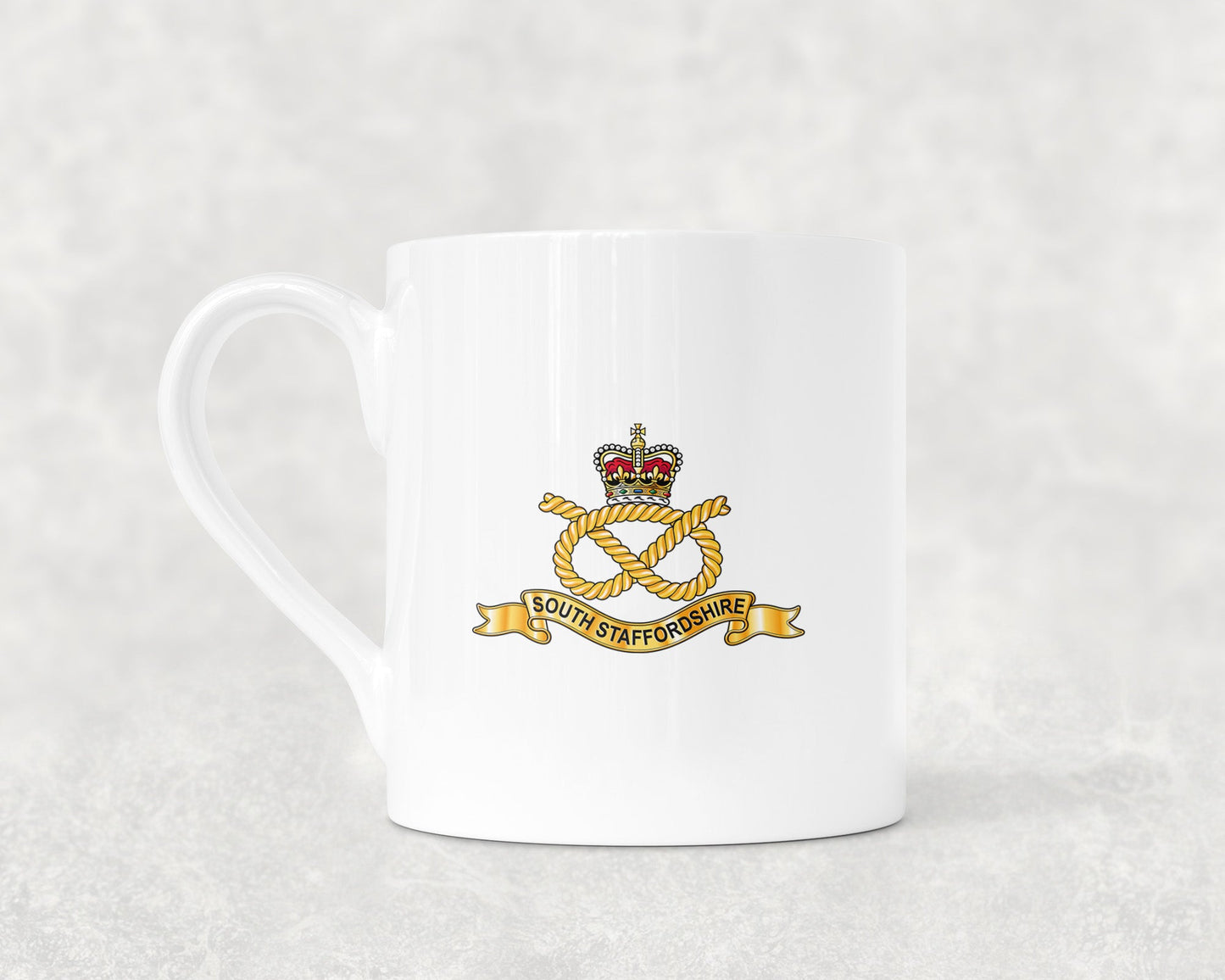 South Staffordshire Regiment - Bone China Mug