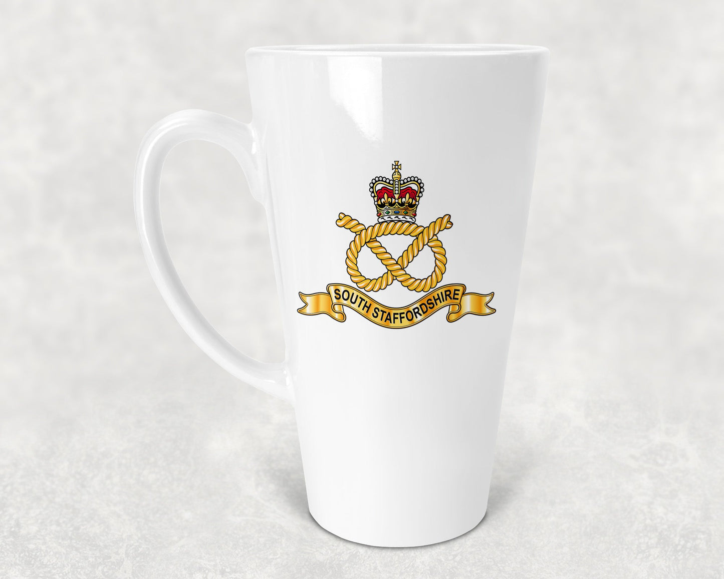 South Staffordshire Regiment - Latte Mug 17oz