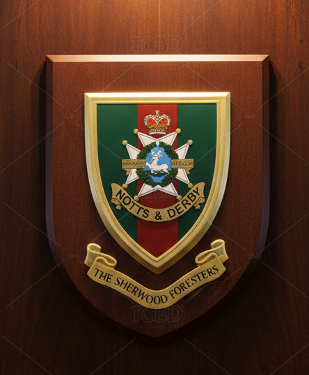 The Sherwood Foresters (Notts and Derby Regiment) - Wall Shield Plaque | MOD Licensed Seller | Regimental