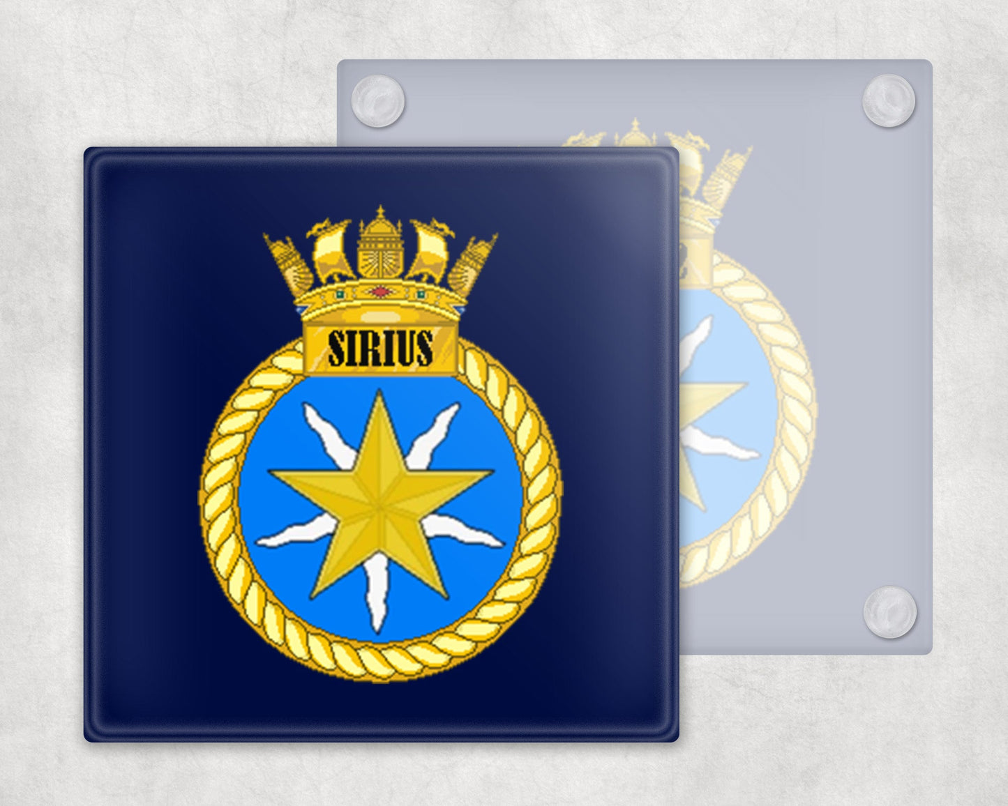 HMS Sirius - Glass Coaster