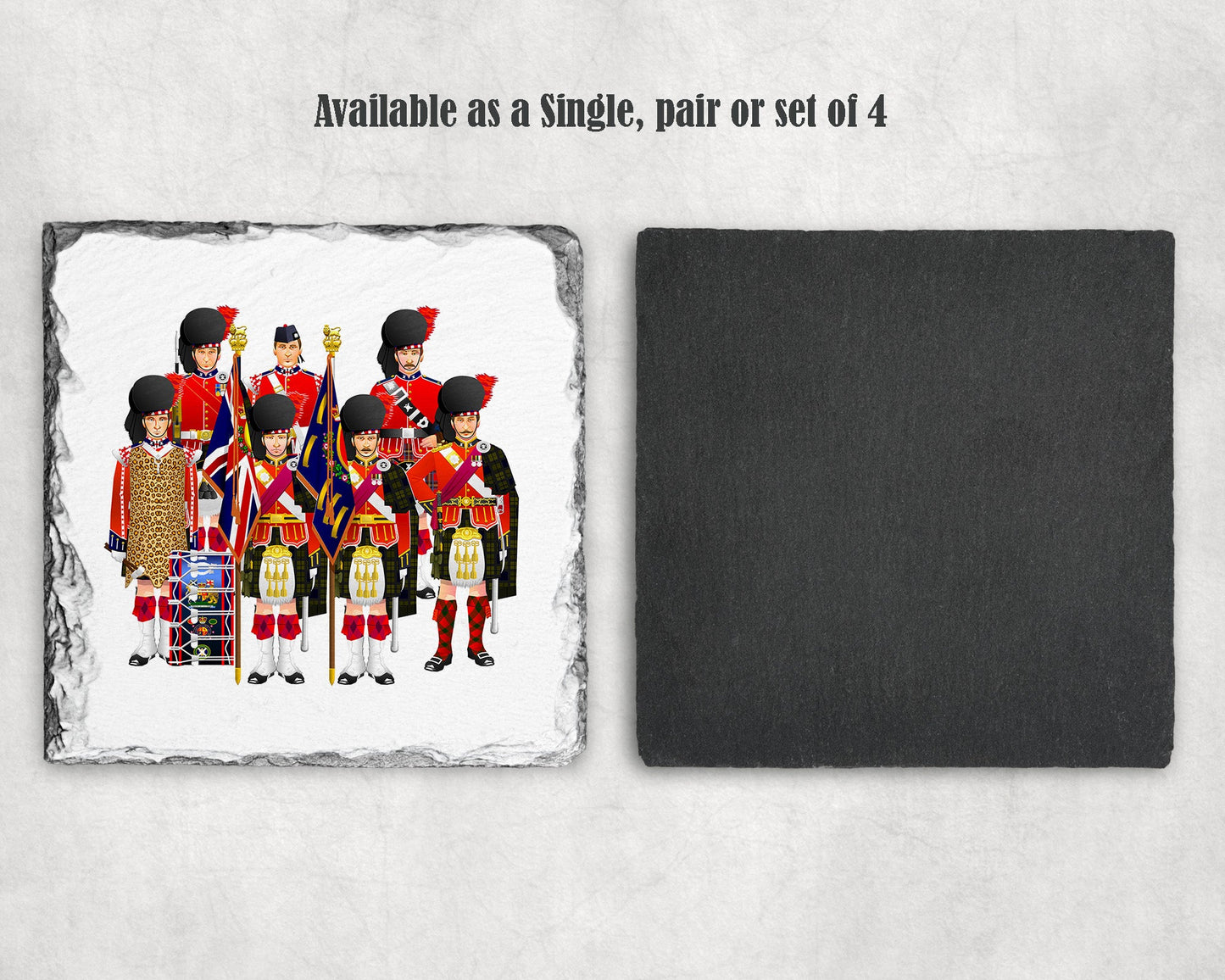 Black Watch - Uniform Slate Coaster