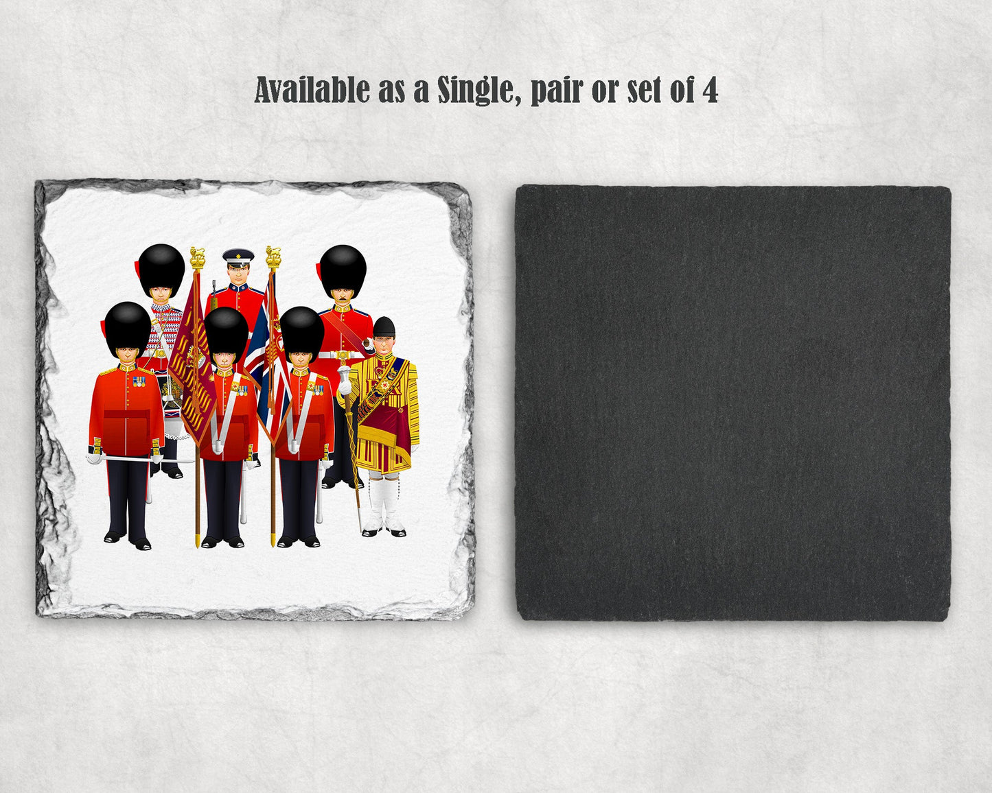 Coldstream Guards - Uniform Slate Coaster