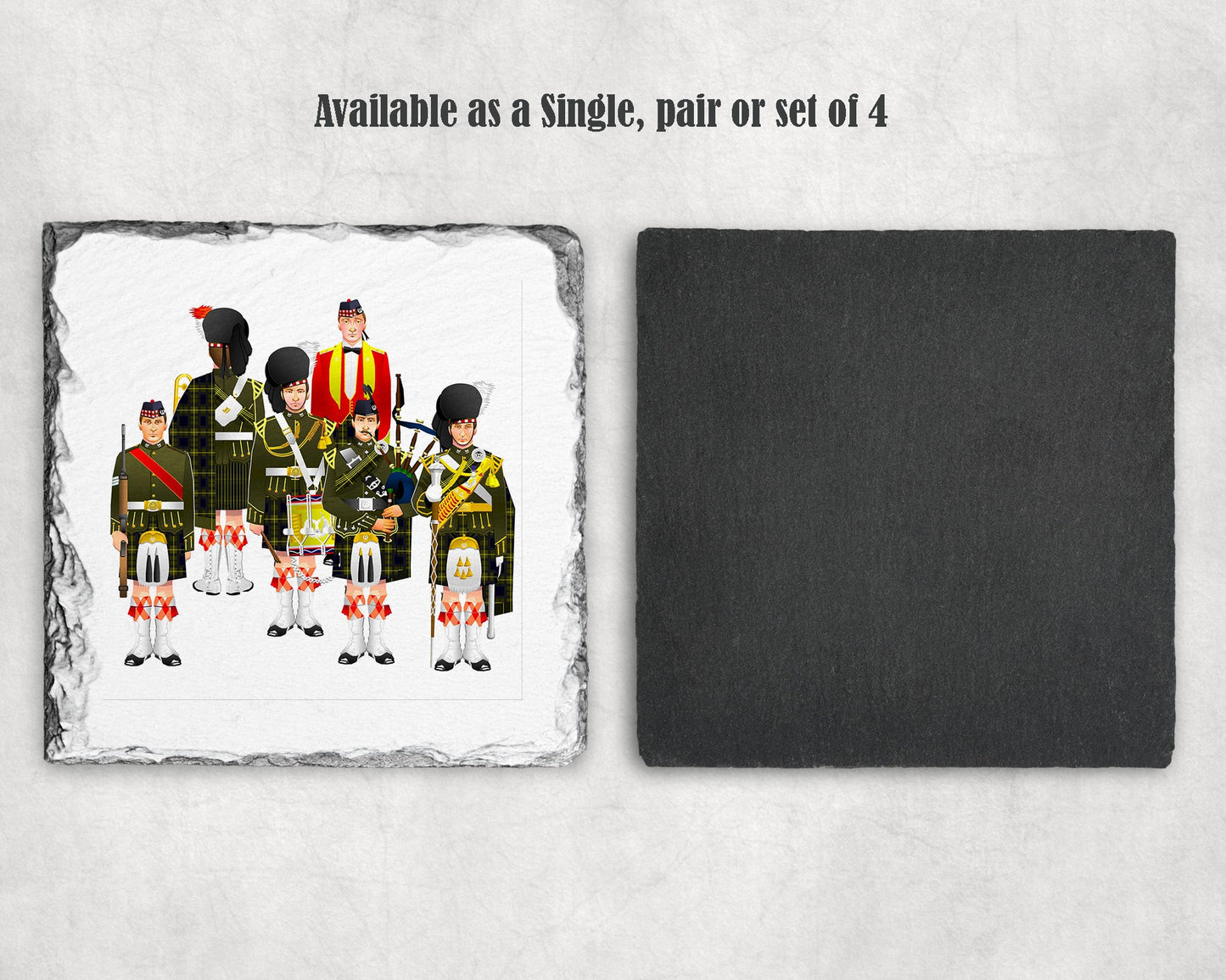Gloucestershire Regiment - Uniform Slate Coaster