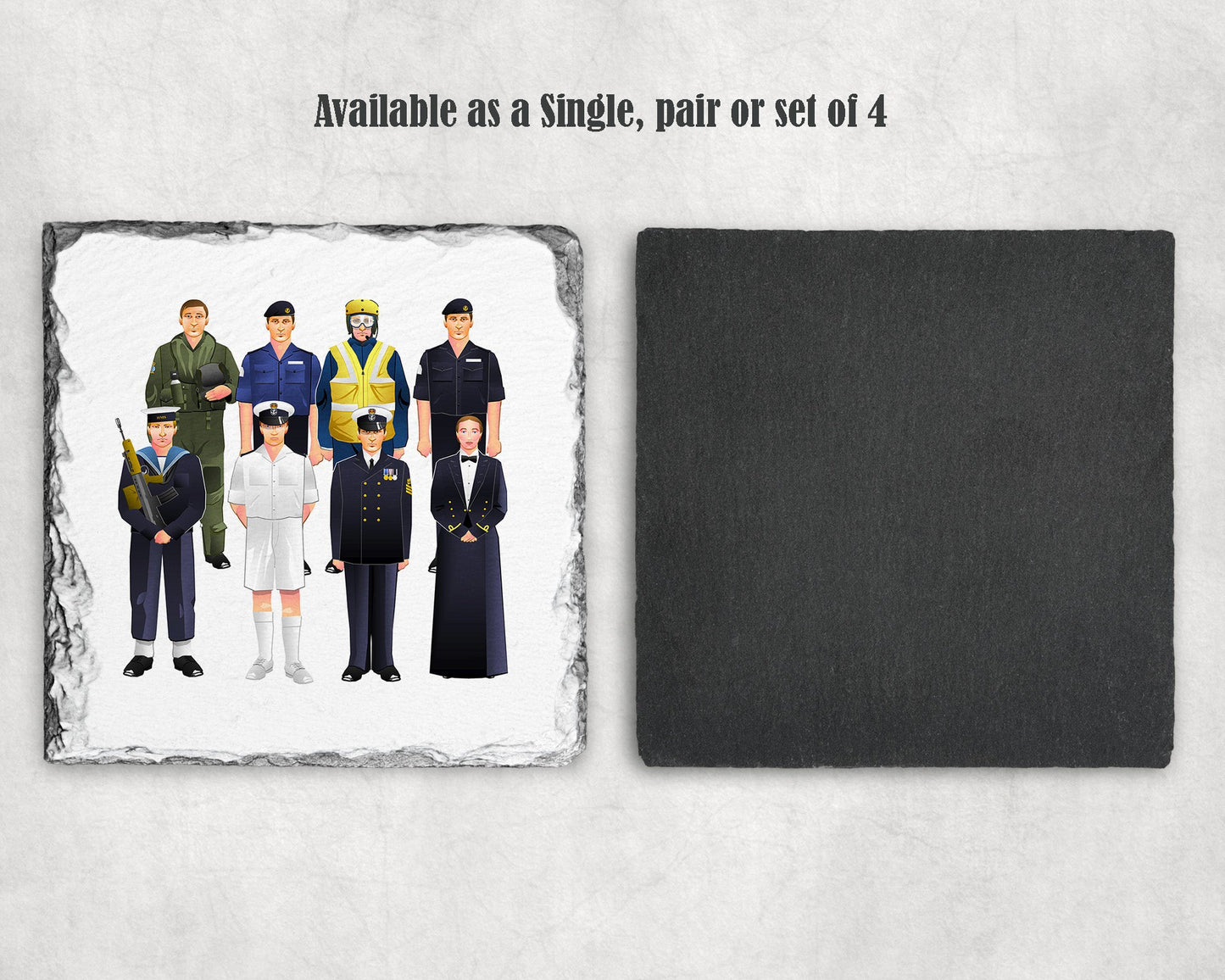 Royal Navy - Uniform Slate Coaster