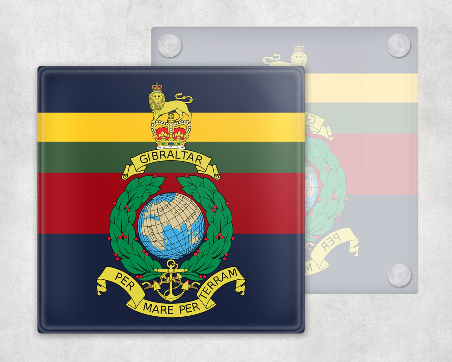 Royal Marines Corps Crest - Glass Coaster
